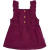 imageGerber babygirls Toddler 2 Piece Overall Dress SetPurple Floral