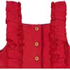 imageGerber babygirls Toddler 2 Piece Overall Dress SetRed Holly Berries
