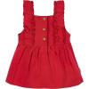 imageGerber babygirls Toddler 2 Piece Overall Dress SetRed Holly Berries