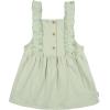 imageGerber babygirls Toddler 2 Piece Overall Dress SetToddler Green Floral