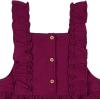 imageGerber babygirls Toddler 2 Piece Overall Dress SetToddler Purple Floral