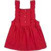 imageGerber babygirls Toddler 2 Piece Overall Dress SetToddler Red Holly Berries