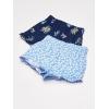 imageGerber babygirls unisexbaby 2pack Pullon ShortsBlue Floral