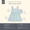 imageModern Moments by Gerber Baby Girls Dress with Bow BackLight Sky Blueberries