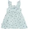 imageModern Moments by Gerber Baby Girls Dress with Bow BackLight Sky Blueberries