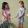 imageModern Moments by Gerber Baby Girls Dress with Bow BackRose Tulips
