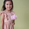 imageModern Moments by Gerber Baby Girls Dress with Bow BackRose Tulips