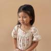 imageModern Moments by Gerber Baby Girls Dress with Puff SleevesBeige Tossed Lavender