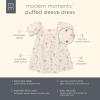 imageModern Moments by Gerber Baby Girls Dress with Puff SleevesBeige Tossed Lavender