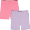 imageGerber Baby Girls 2Pack Pullon ShortsPurplePink