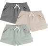 imageGerber Baby Girls 3Pack Knit ShortsGreen