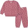 imageGerber Baby Girls Toddler 2piece Fleece Sweatshirt and Jogger SetDaisies