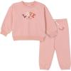imageGerber Baby Girls Toddler 2piece Fleece Sweatshirt and Jogger SetPeach