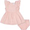 imageGerber babygirls 2 Piece Dress and Diaper Cover SetGingham