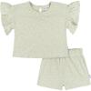 imageGerber babygirls Shirt and Shorts SetGreen Leaves