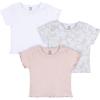 imageGerber babygirls Toddler 3pack Short Sleeve Tees