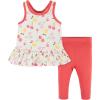 imageGerber babygirls Tunic and Legging SetPink Fruit