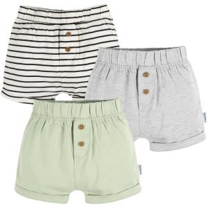 imageGerber Baby Boys 3Pack Knit ShortsGreen