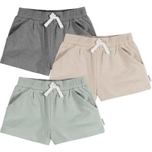 imageGerber Baby Girls 3Pack Knit ShortsGreen