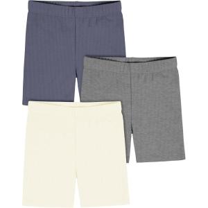 imageGerber Baby Girls Toddler 3Pack Pullon Bike ShortsWhite