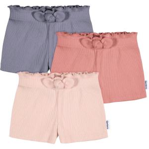 imageGerber Baby Girls Toddler 3Pack Pullon Knit ShortsPink