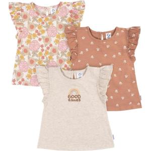 imageGerber Baby Girls Toddler 3Pack Short Sleeve TeesGood Times