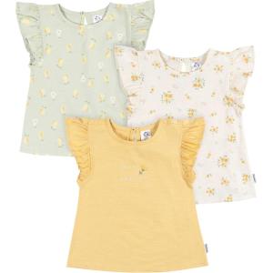 imageGerber Baby Girls Toddler 3Pack Short Sleeve TeesLove Nature