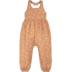 imageGerber Baby Girls Toddler Halter Neck Gauze Romper JumpsuitFloral