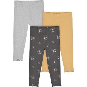 imageGerber Baby Girls Toddler MultiPack Premium LeggingsDark Floral