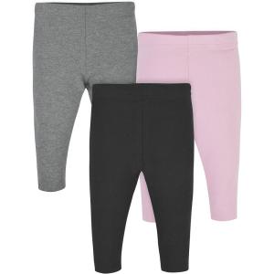 imageGerber Baby Girls Toddler MultiPack Premium LeggingsPinkBlack