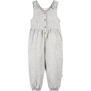 imageGerber Baby Girls Toddler Sleeveless Romper JumpsuitLight Grey Heather