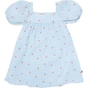 imageModern Moments by Gerber Baby Girls Dress with Puff SleevesStrawberry Gingham