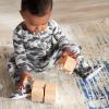 image2Pack Baby ampamp Toddler Boys Camo Snug Fit Footed Cotton PajamasGrey Camo