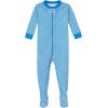 image2Pack Baby ampamp Toddler Boys Camo Snug Fit Footed Cotton PajamasSpace Blue