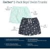 imageGerber Baby Boys Toddler 2Pack Swim TrunksSurf