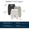 imageGerber Baby Boys Toddler 3Pack Jogger PantsCozy Adventure