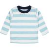 imageGerber Baby Boys Toddler 3Pack Long Sleeve Pocket TeesBlue Stripes  Solids