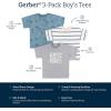 imageGerber Baby Boys Toddler 3Pack Short Sleeve Pocket TeesEasy Breezy Vibes