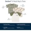 imageGerber Baby Boys Toddler 3Pack Short Sleeve Pocket TeesStay Cool
