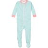 imageGerber Baby Girls 2Pack Footed PajamasLlama Pink
