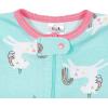 imageGerber Baby Girls 2Pack Footed PajamasUnicorns Pink
