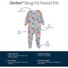 imageGerber Baby Girls Toddler ButterySoft Snug Fit Footed Pajamas with Viscose Made with EucalyptusConstruction