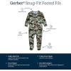 imageGerber Baby Girls Toddler ButterySoft Snug Fit Footed Pajamas with Viscose Made with EucalyptusHide  Seek Camo
