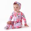 imageGerber Baby Girls Toddler ButterySoft Snug Fit Footed Pajamas with Viscose Made with EucalyptusLilac Garden