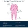 imageGerber Baby Girls Toddler ButterySoft Snug Fit Footed Pajamas with Viscose Made with EucalyptusLilac Garden