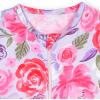 imageGerber Baby Girls Toddler ButterySoft Snug Fit Footed Pajamas with Viscose Made with EucalyptusLilac Garden