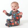imageGerber Baby Girls Toddler ButterySoft Snug Fit Footed Pajamas with Viscose Made with EucalyptusOuter Space