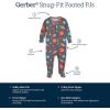 imageGerber Baby Girls Toddler ButterySoft Snug Fit Footed Pajamas with Viscose Made with EucalyptusOuter Space