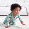 imageGerber Baby Girls Toddler ButterySoft Snug Fit Footed Pajamas with Viscose Made with EucalyptusSnugosaurous