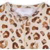 imageGerber Baby Girls Toddler ButterySoft Snug Fit Footed Pajamas with Viscose Made with EucalyptusSpotted Leopard